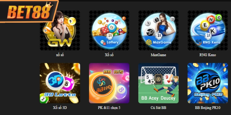 Đa dạng loại hình lô đề BET88 chốt số mỏi tay Đa dạng loại hình lô đề BET88 chốt số mỏi tay